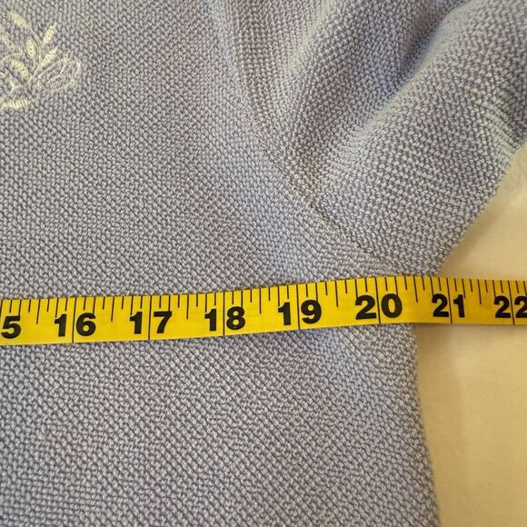 Vintage Collette Miss Elaine Robe Large‎ Purple Duster Mumu Day Dress Pockets - Picture 7 of 9